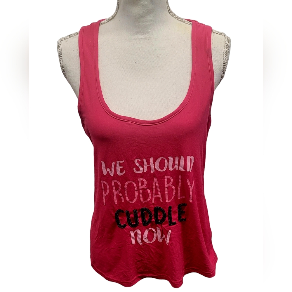 Mentally Exhausted (cant even) | "We should probably cuddle now" | Tank Top